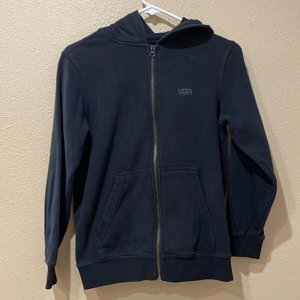 black zip up